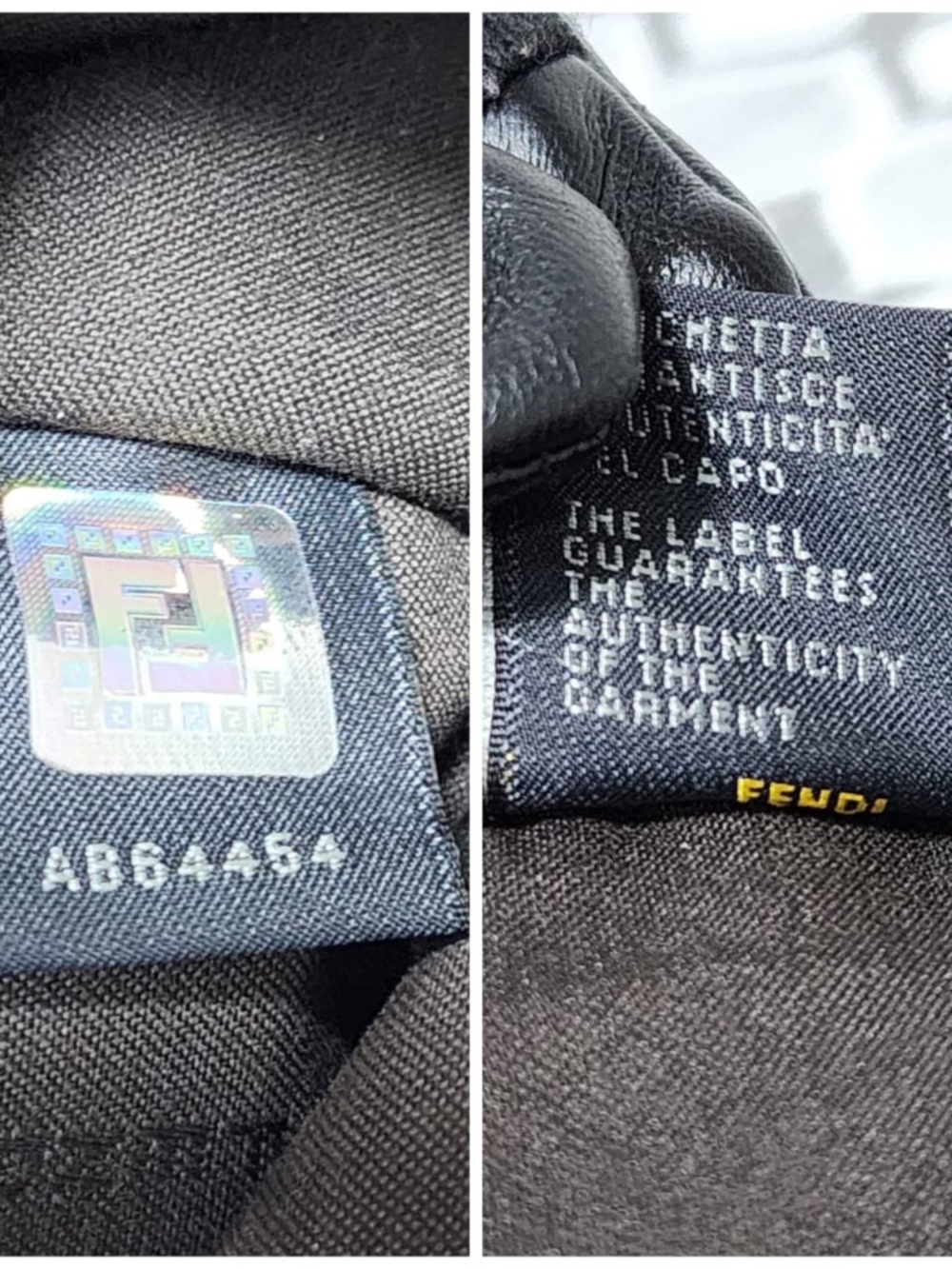 Authentic Fendi Zucchino Canvas and Leather Shoulder Bag Multicolor - Picture 10 of 14